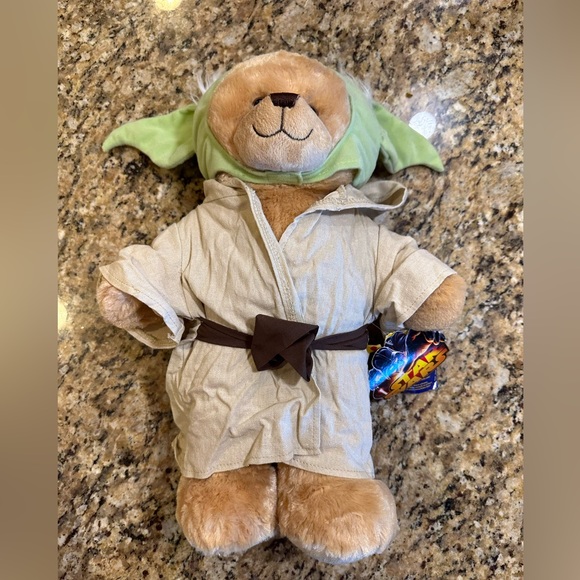 Build a Bear Star Wars Plush Yoda Outfit Robe Stuffed Animal, - Picture 1 of 4